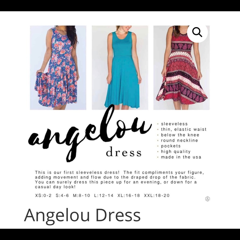 Agnes and Dora Angelou Dress 3XL